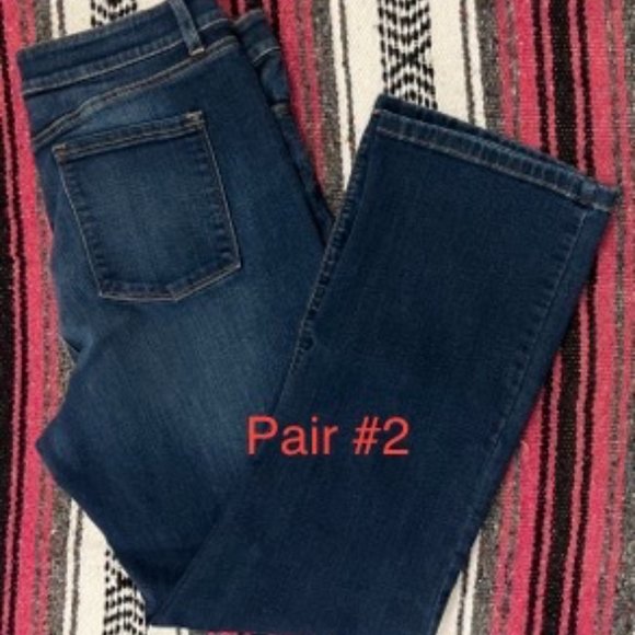 LL Bean Women's Classic Kick Boot Jeans, Washed Indigo, Size 18MT - Picture 7 of 7